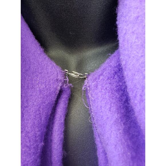 Vintage Kathleen For Sweet Herb Cape Top One Size Purple Hook & Eye Front - Picture 11 of 14